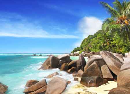 plage aux Seychelles Anse d'argent