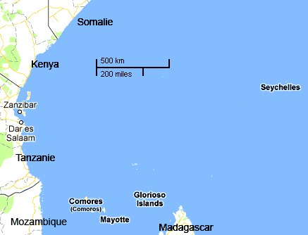 carte situation des Seychelles