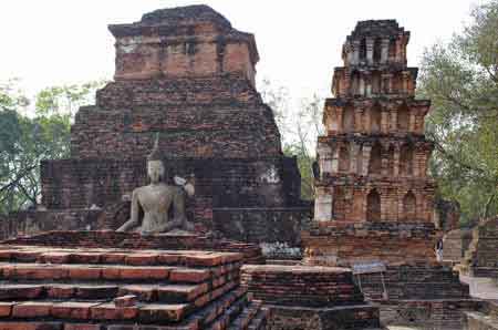 temple historique  de Sukhothaï - Thailande