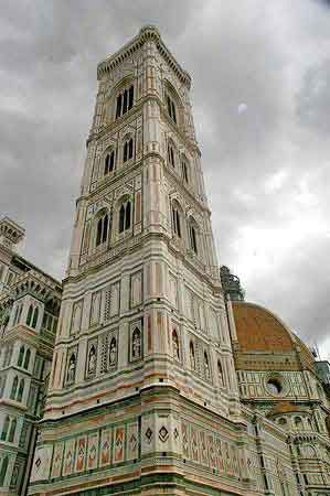 Florence campanile de Giotto  Toscane Italie