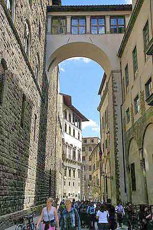 Florence  corridor de Vasari Toscane Italie