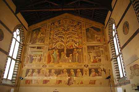 Florence basilique Santa Croce  Toscane Italie