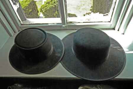 chapeaux amish Pennsylvania comt de Lancaster