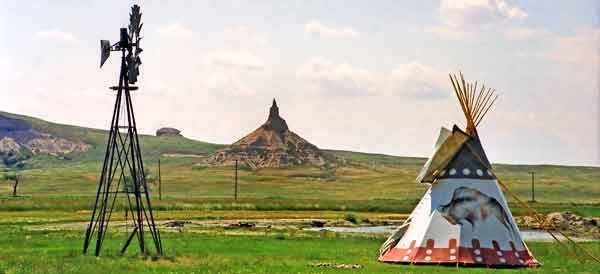 Chimney rock Nebraska