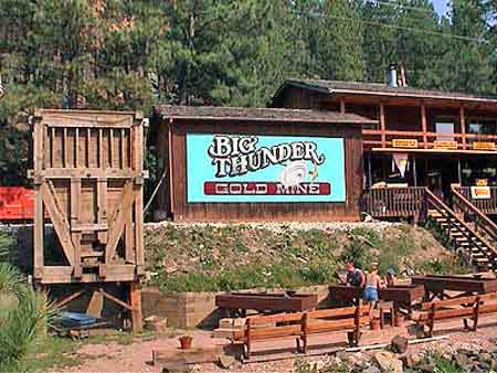 Big Thunder Gold Mine keystone Dakota du Sud 