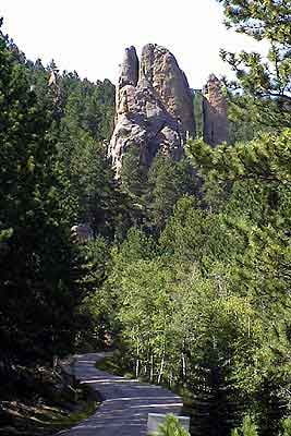 needles highway collines noires du Dakota du Sud 