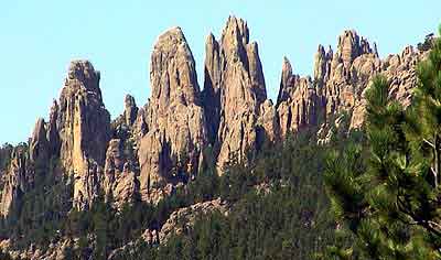 needles highway collines noires du Dakota du Sud 