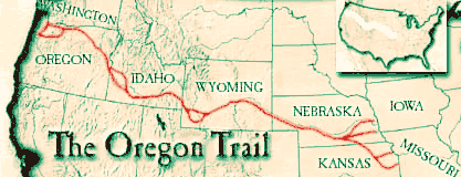 carte de oregon trail