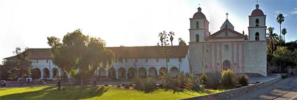 la mission de Santa Barbara