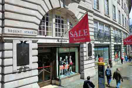 regent street soldes londres