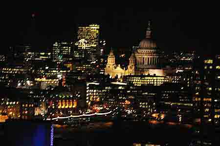 St Paul City vus de London Eye