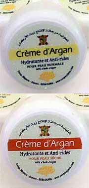 creme d'argan beauté mains seches