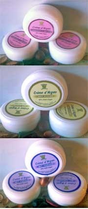 cremes a base d'argan pour le corps