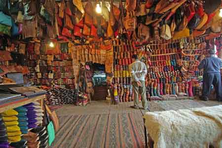 Souk des tanneurs à Fès