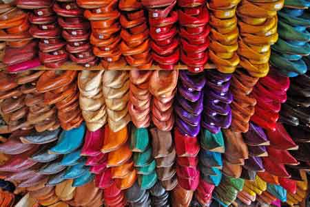 Souk des tanneurs à Fès