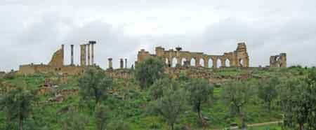 Volubilis, ville romaine, nord du Maroc