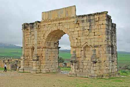 Volubilis, ville romaine, nord du Maroc