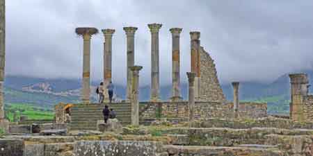 Volubilis, ville romaine, nord du Maroc