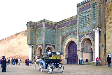 Bab Mansour Meknès ville impériale du Maroc