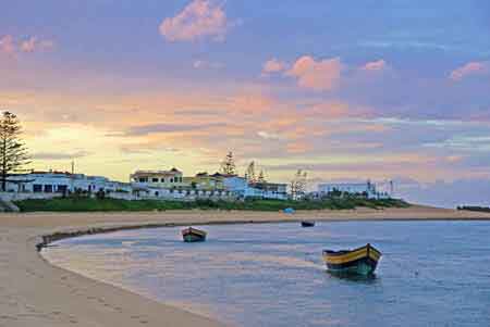 Oualidia  côte atlantique au Maroc