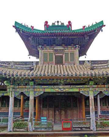 palais d'hiver du Bodg Khan Mongolie