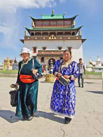 temple Megzid Janraisng du monastère de Gandan MOngolie