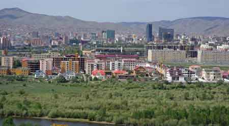 Oulanbator - memorial de Zaizan Mongolie
