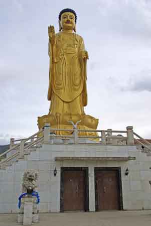 Oulanbator - memorial de Zaizan - bouddha Mongolie