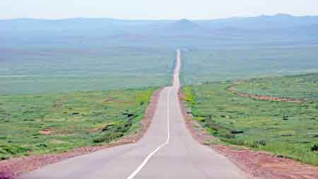 steppe en Mongolie