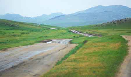 piste en mongolie