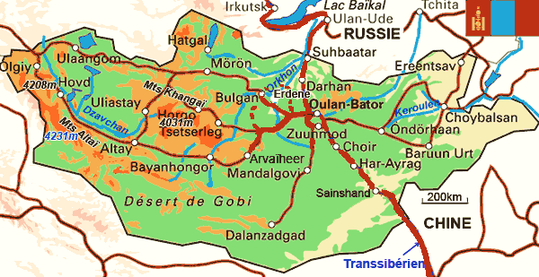 circuit realisé en mongolie