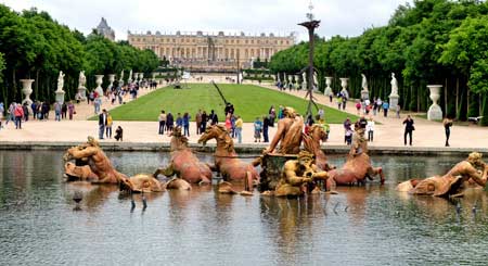 chateau de Versailles - cheveaux de Marly