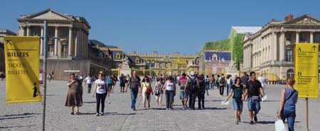 entrée du chateau de Versailles