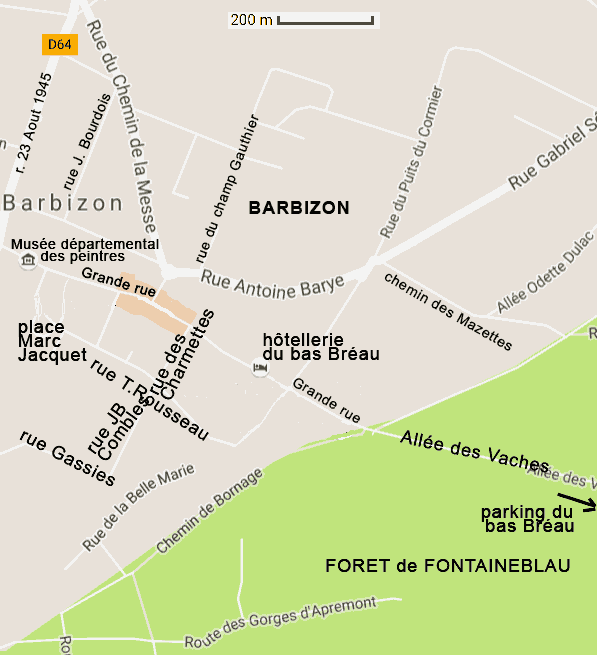 carte de Barbizon