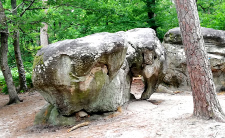 barbizon rocher de l'elephant