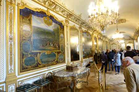 la grande galerie des batailles château de Chantilly 