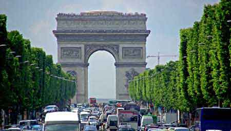 Paris arc de triomphe de l'étoile 