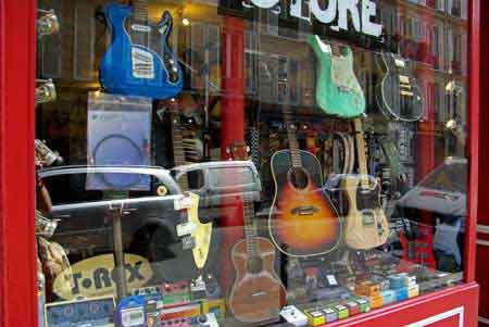 magasins de musique - guitares Paris