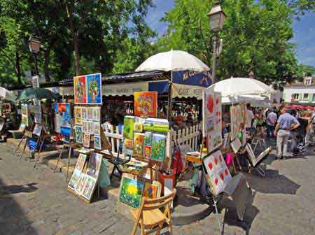 Place du tertre  Montmartre Paris