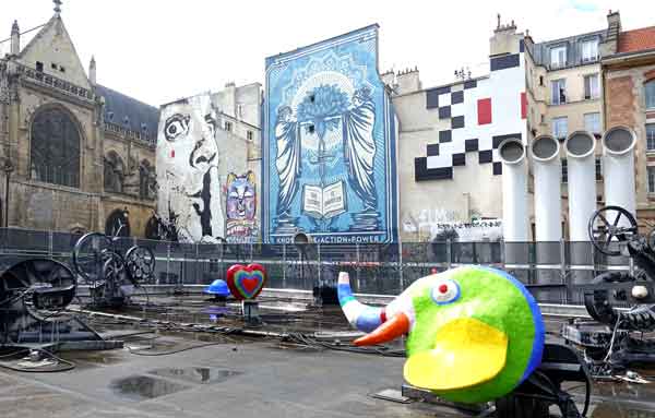 Place Stravinsky - beaubourg