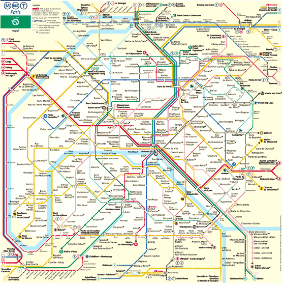 plan métro paris à imprimer