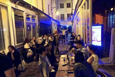 passage molière et le restaurant des poetes