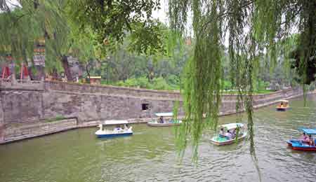 Pekin parc Qianhai pont du lingot d argent