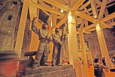 Wieliczka mine de sel Pologne