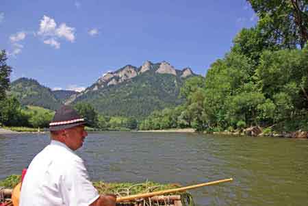 Pologne - les Pieniny - gorges du Dunajec