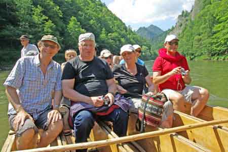 Pologne - les Pieniny - gorges du Dunajec