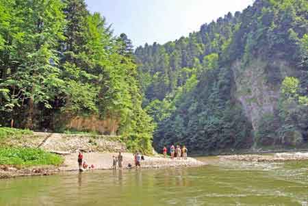 Pologne - les Pieniny - gorges du Dunajec