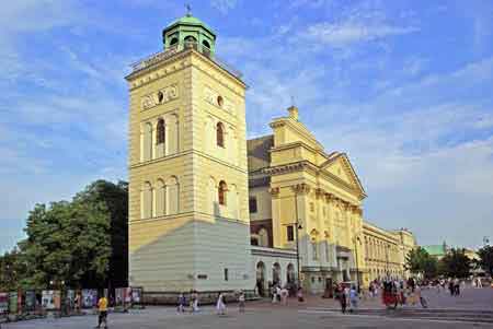 Varsovie : la voie Royale, eglise ste Anne