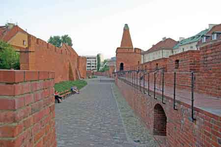 Varsovie remparts Barbacane