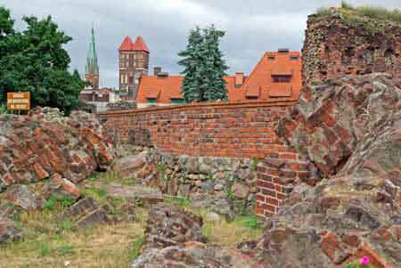 Torun chateau des chevaliers Teutoniques Pologne